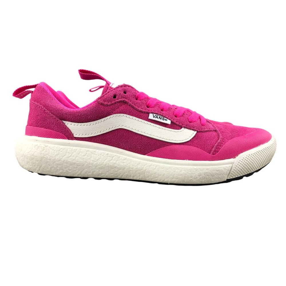 Vans Unisex M6 W7.5 Ultrarange Exo Neon Pink Suede Lace-Up Sneakers Shoes